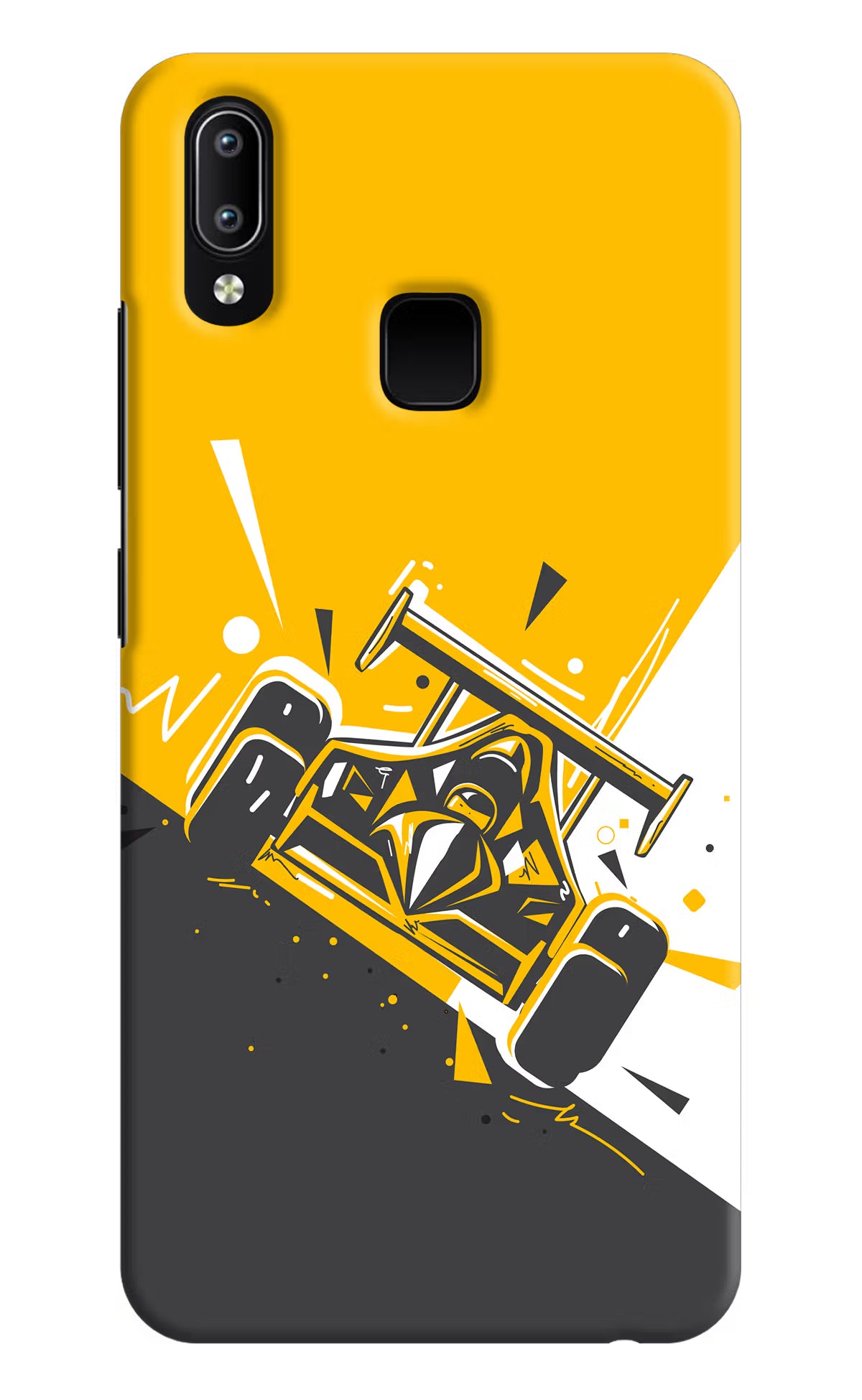 Track King Vivo Y91/Y93/Y95 Hard Case Back Cover by Casekaro