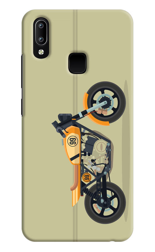 Vertical Speedster Vivo Y91/Y93/Y95 Hard Case Back Cover by Casekaro