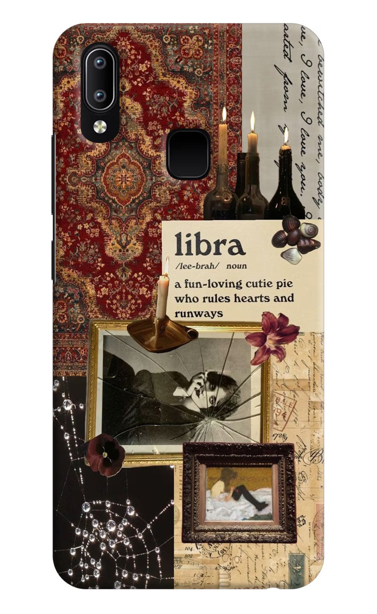 Libra Zodiac Vivo Y91/Y93/Y95 Hard Case Back Cover by Casekaro