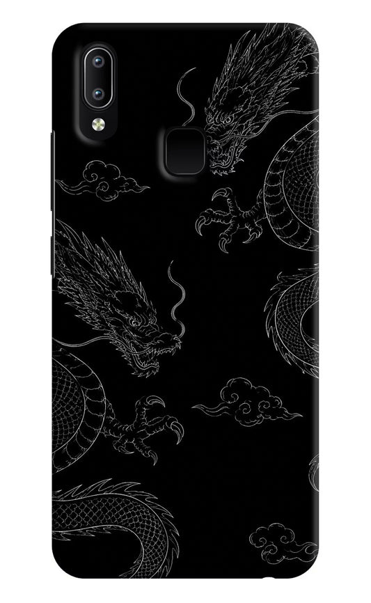 Twin Dragons Vivo Y91/Y93/Y95 Hard Case Back Cover by Casekaro