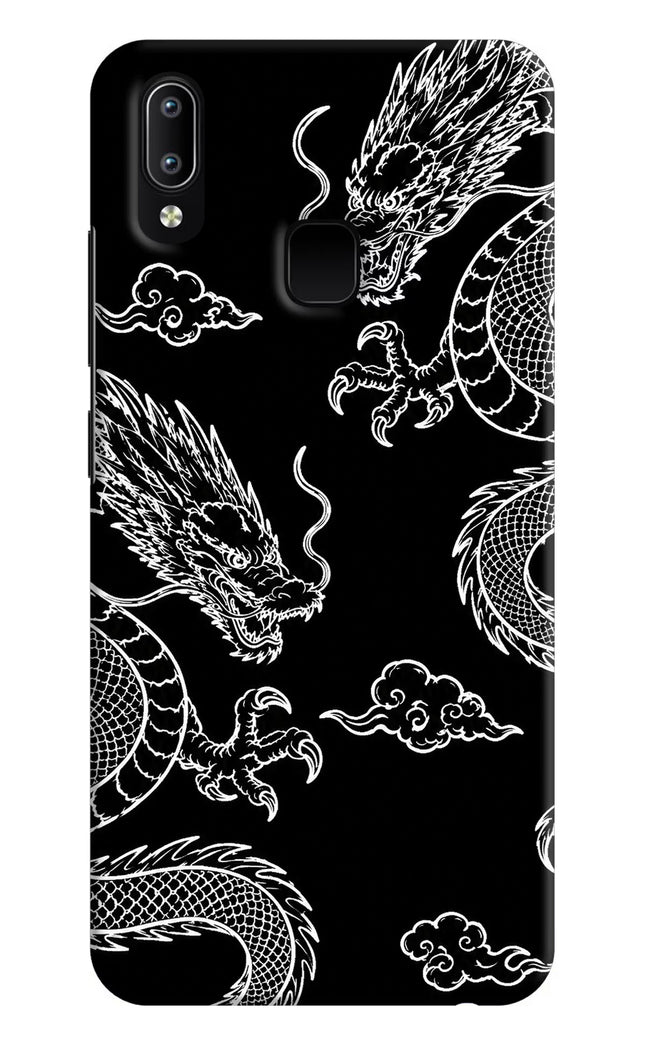 Twin Dragons Vivo Y91/Y93/Y95 Hard Case Back Cover by Casekaro