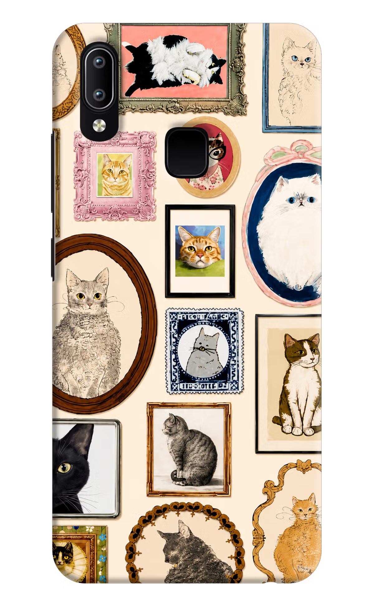 Mirror Cats Vivo Y91/Y93/Y95 Back Cover