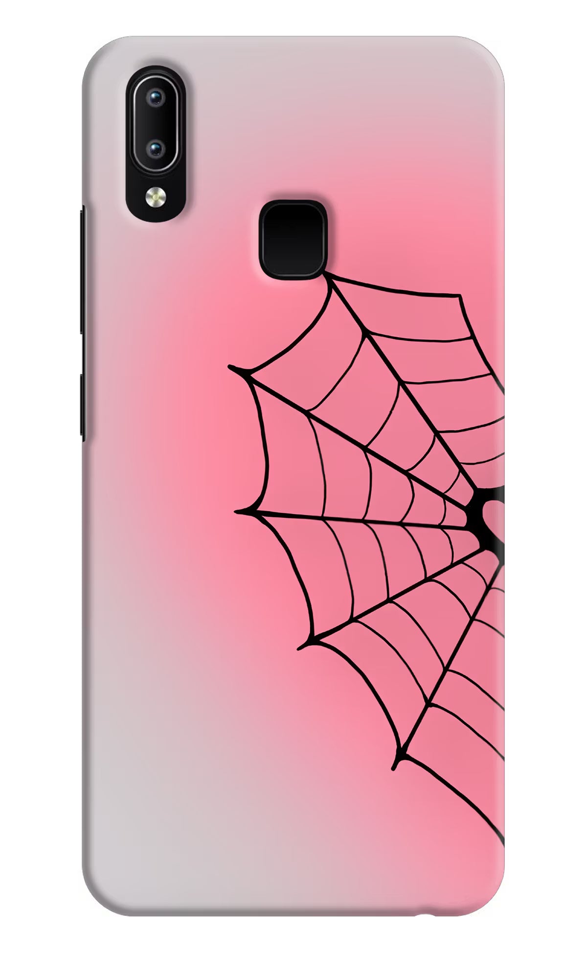 Pink Web Vivo Y91/Y93/Y95 Back Cover