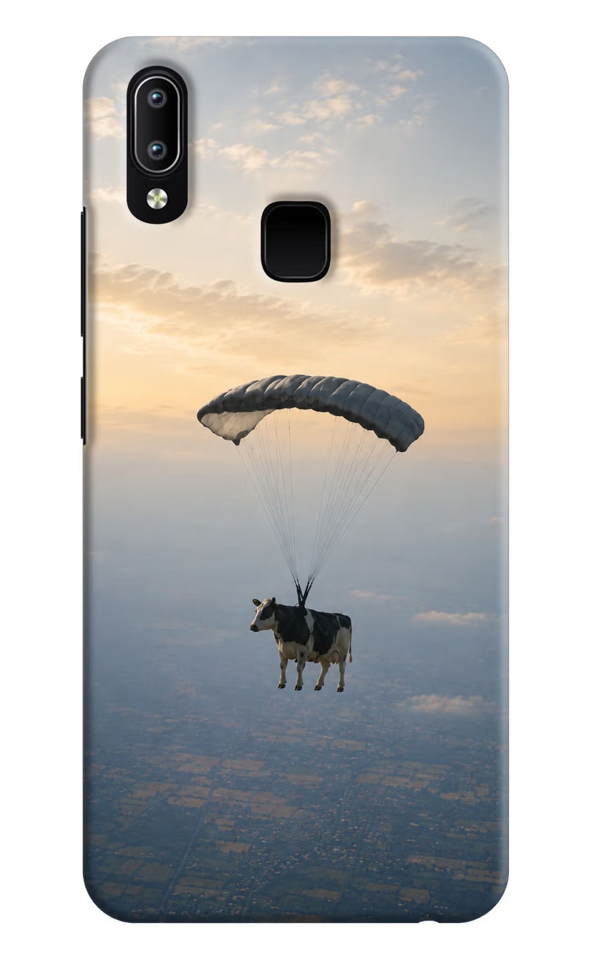 Skydiving Cow Vivo Y91/Y93/Y95 Back Cover