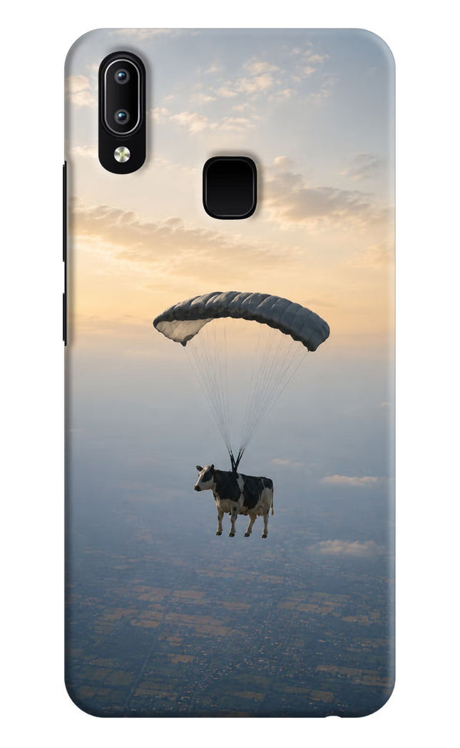 Skydiving Cow Vivo Y91/Y93/Y95 Hard Case Back Cover by Casekaro