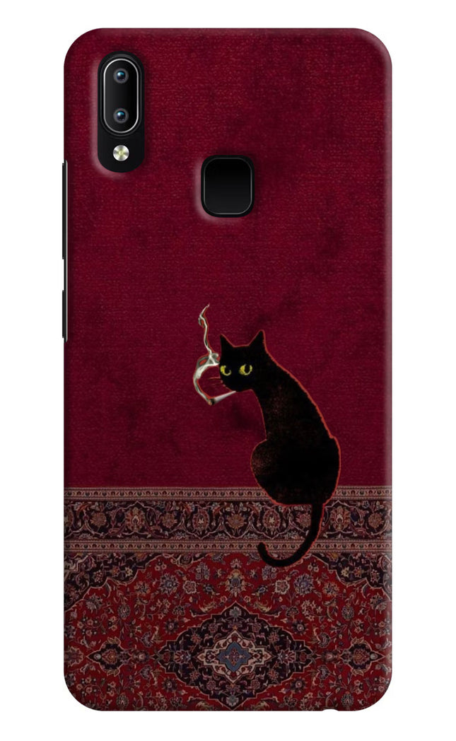 Midnight Cat Vivo Y91/Y93/Y95 Hard Case Back Cover by Casekaro