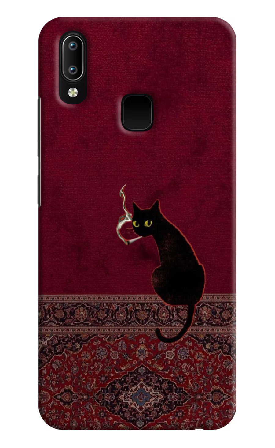 Midnight Cat Vivo Y91/Y93/Y95 Back Cover, Hard case