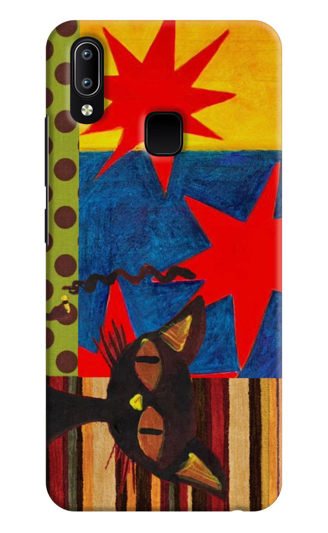 Pop Cat Vivo Y91/Y93/Y95 Hard Case Back Cover by Casekaro