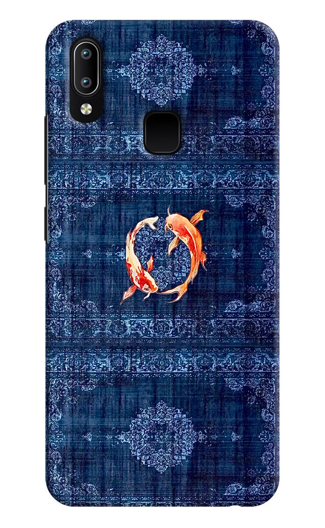 Koi Blue Vivo Y91/Y93/Y95 Hard Case Back Cover by Casekaro