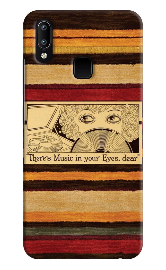 Vinyl Stripes Vivo Y91/Y93/Y95 Hard Case Back Cover by Casekaro