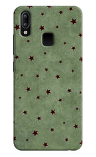 Green Stars Vivo Y91/Y93/Y95 Hard Case Back Cover by Casekaro