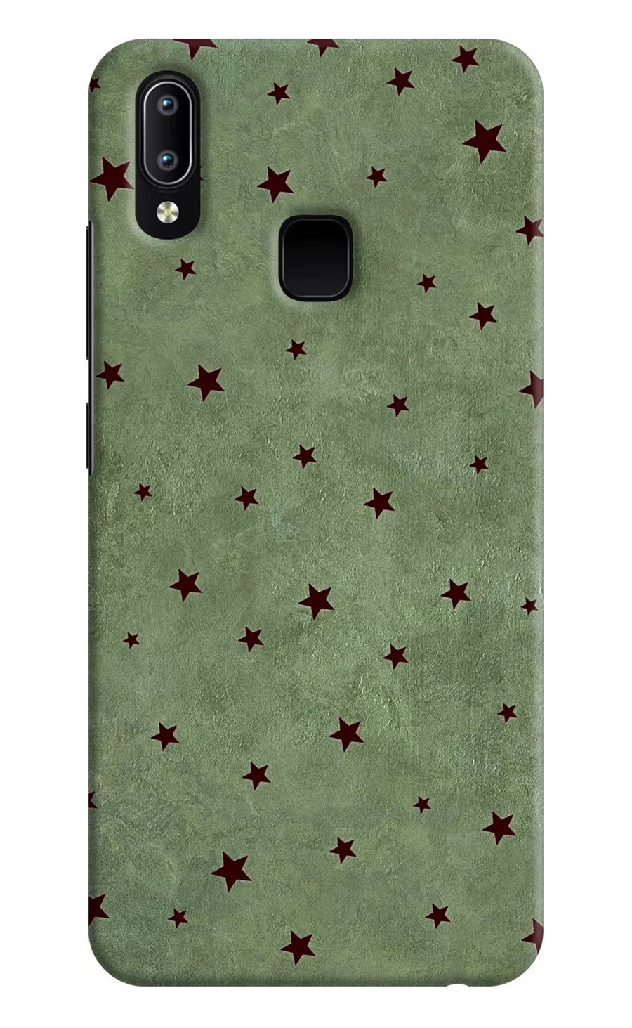 Green Stars Vivo Y91/Y93/Y95 Back Cover, Hard case
