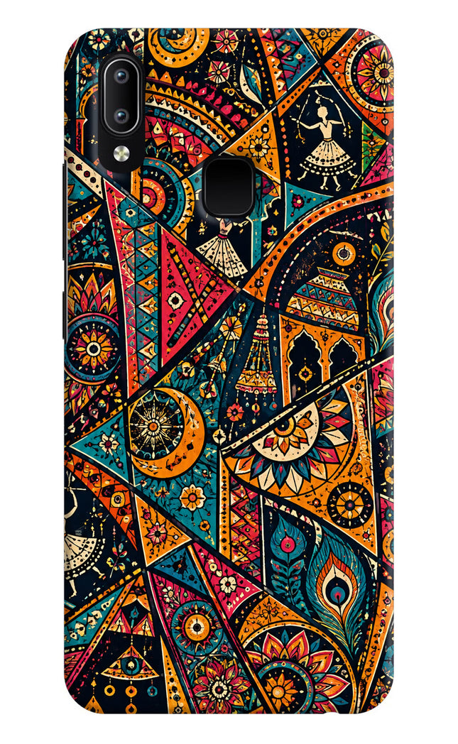 Folk Print Vivo Y91/Y93/Y95 Hard Case Back Cover by Casekaro