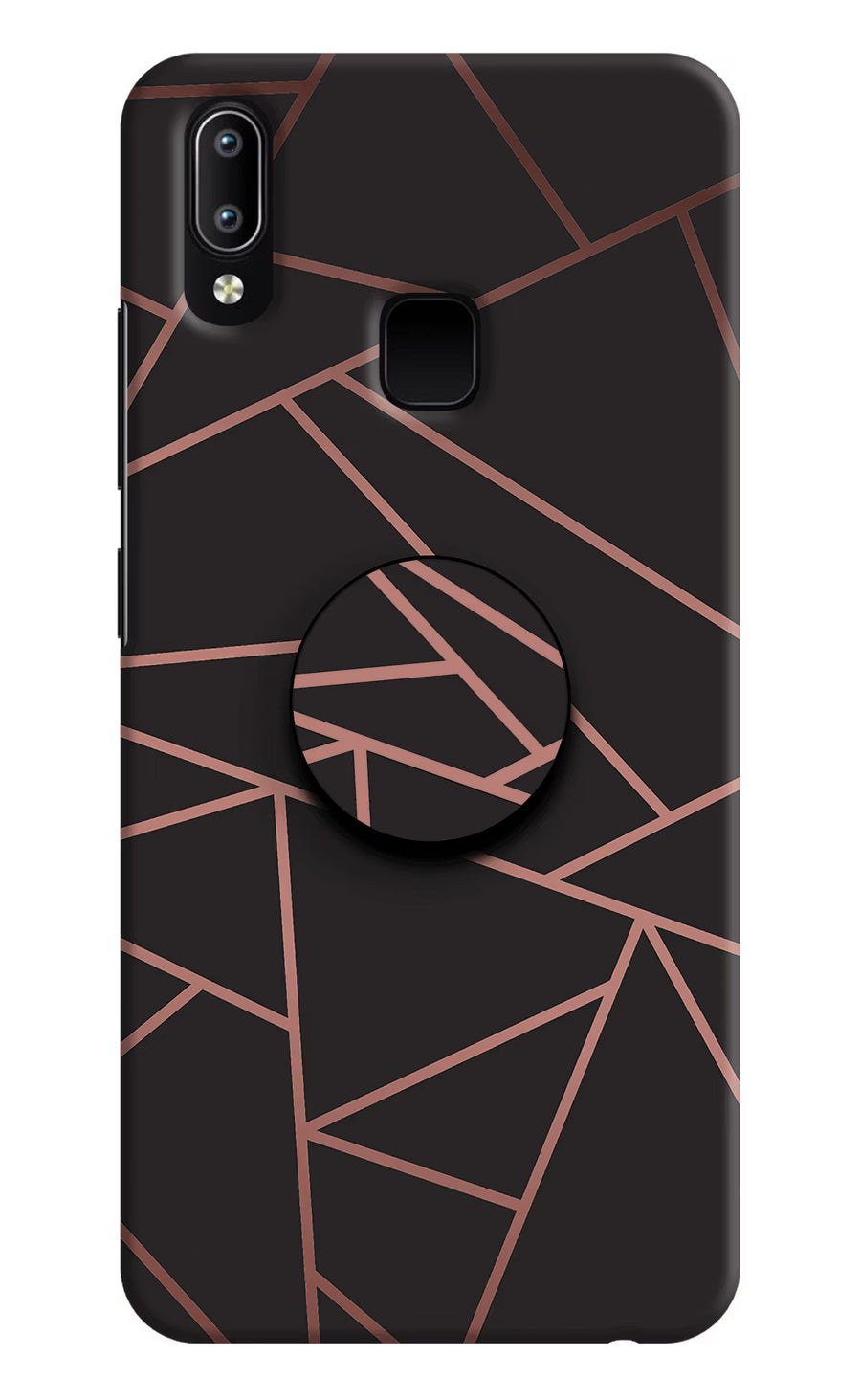 Geometric Pattern Vivo Y91/Y93/Y95 Pop Case, Hard case