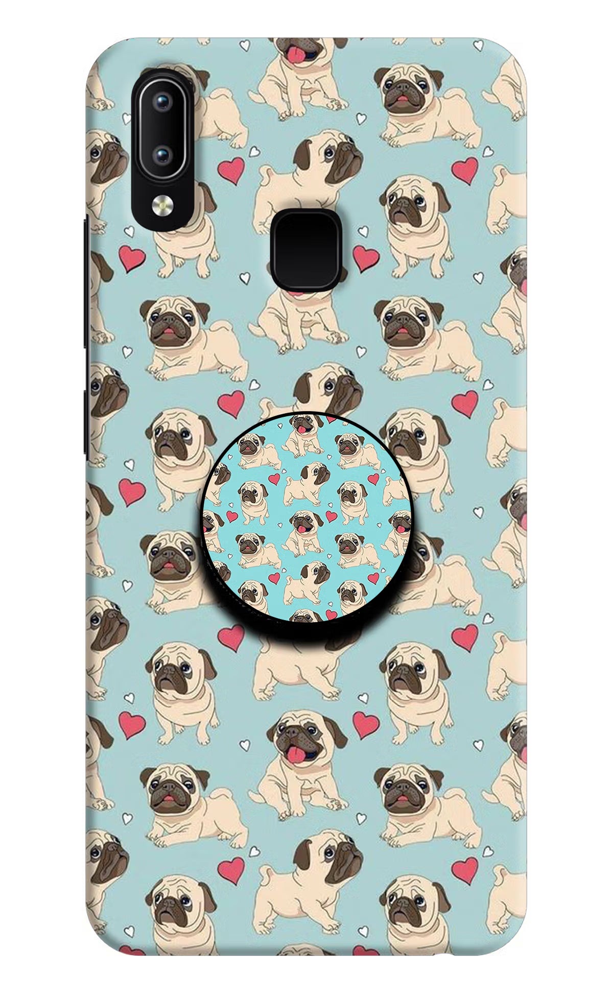 Pug Dog Vivo Y91/Y93/Y95 Pop Case by Casekaro
