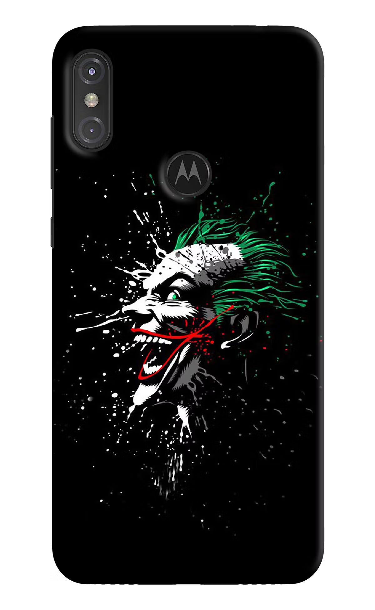 Joker Moto One Power Hard Case Back Cover by Casekaro