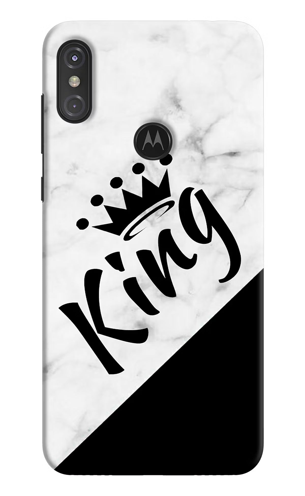 King Moto One Power Hard Case Back Cover by Casekaro