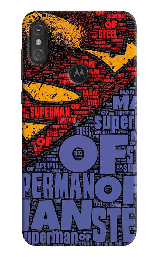 Superman Moto One Power Hard Case Back Cover by Casekaro