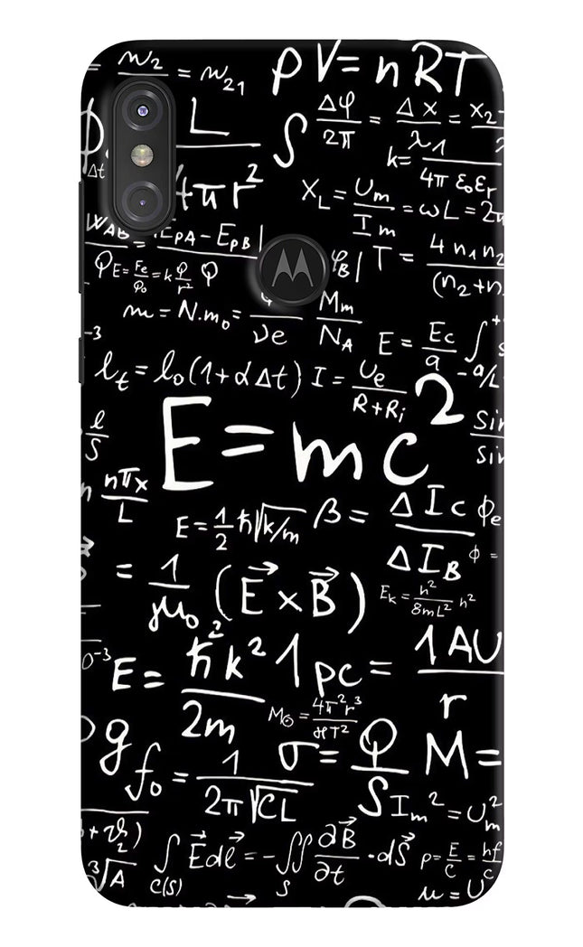 Physics Formula Moto One Power Hard Case Back Cover by Casekaro