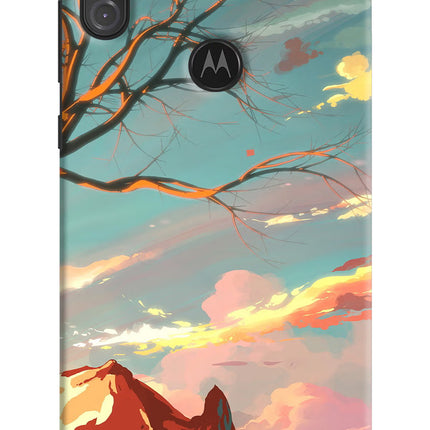 Scenery Moto One Power Hard Case Back Cover by Casekaro