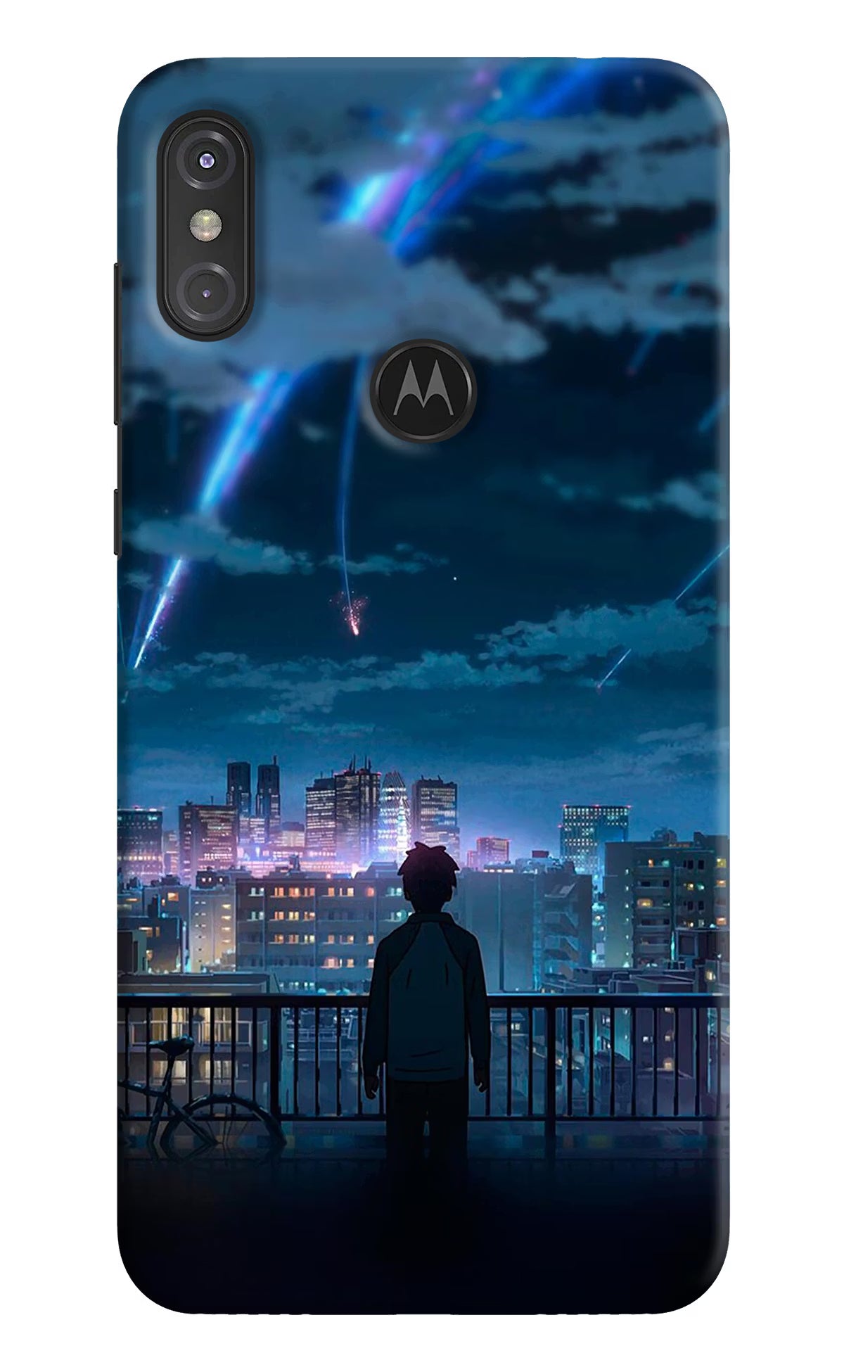 Anime Moto One Power Hard Case Back Cover by Casekaro