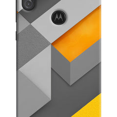 Abstract Moto One Power Hard Case Back Cover by Casekaro