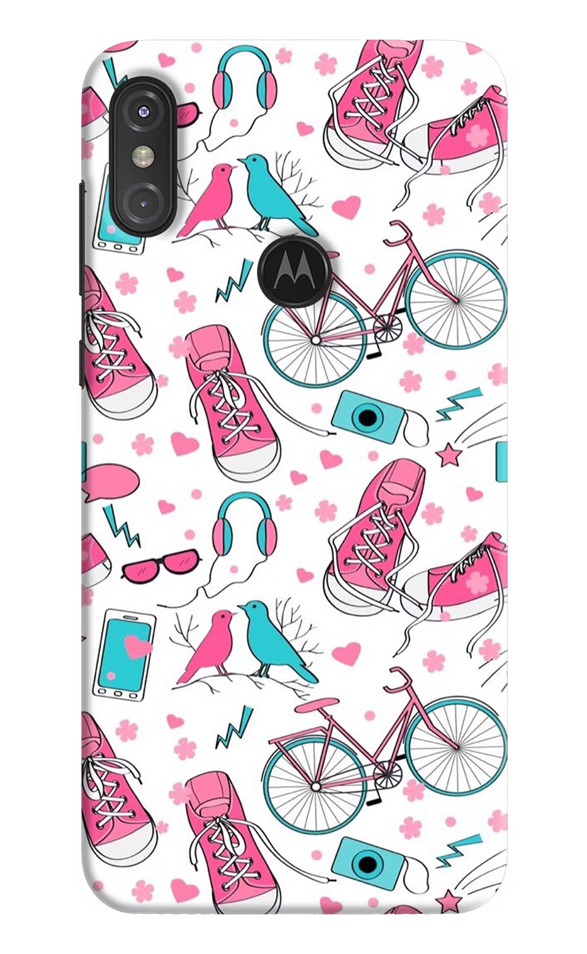 Artwork Moto One Power Hard Case Back Cover by Casekaro