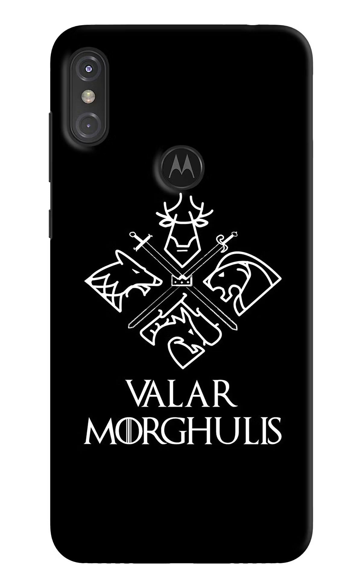 Valar Morghulis | Game Of Thrones Moto One Power Hard Case Back Cover by Casekaro
