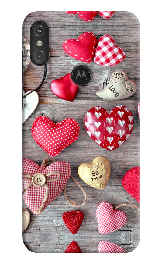 Love Wallpaper Moto One Power Hard Case Back Cover by Casekaro