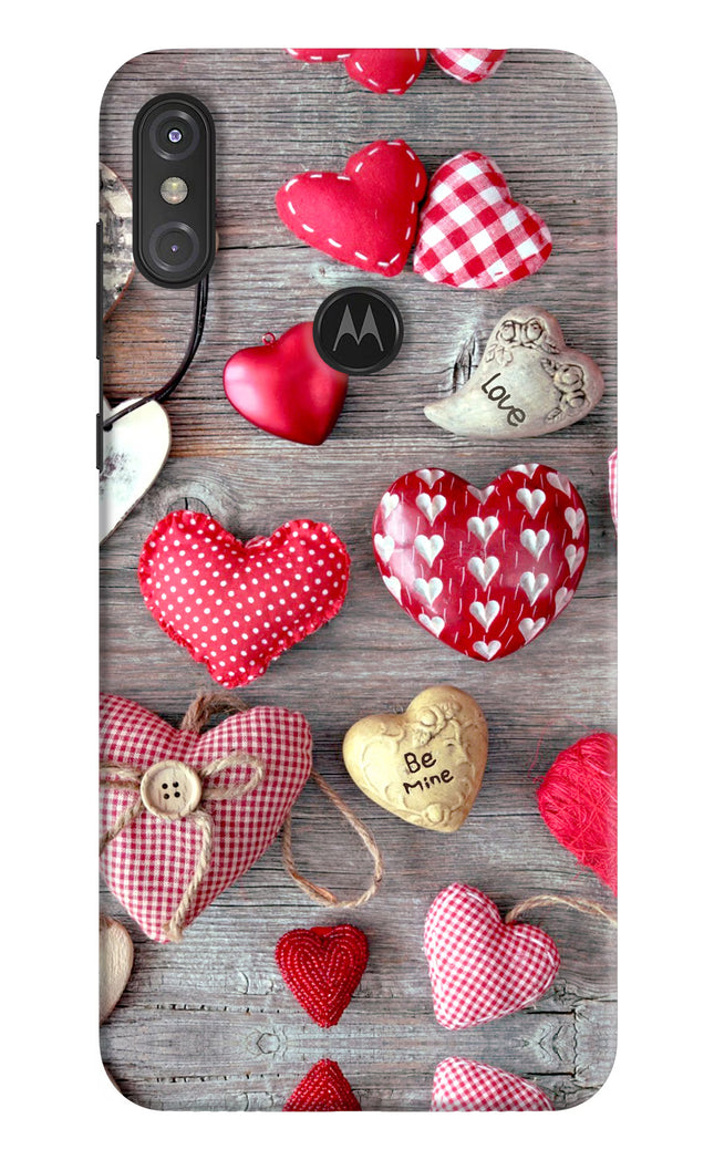 Love Wallpaper Moto One Power Hard Case Back Cover by Casekaro