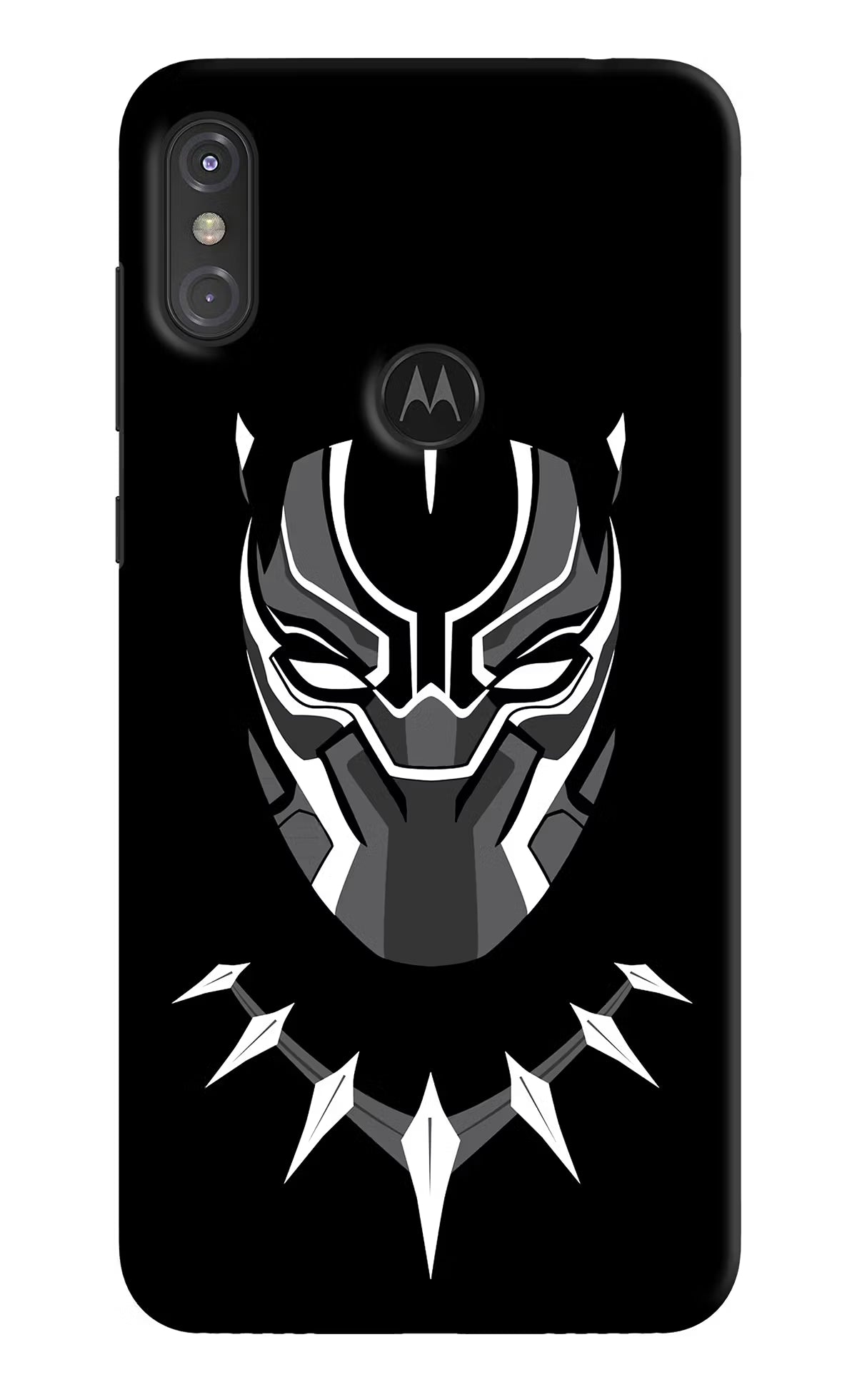Black Panther Moto One Power Hard Case Back Cover by Casekaro