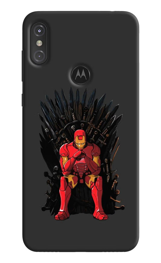 Ironman Throne Moto One Power Hard Case Back Cover by Casekaro