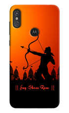 Lord Ram - 4 Moto One Power Hard Case Back Cover by Casekaro