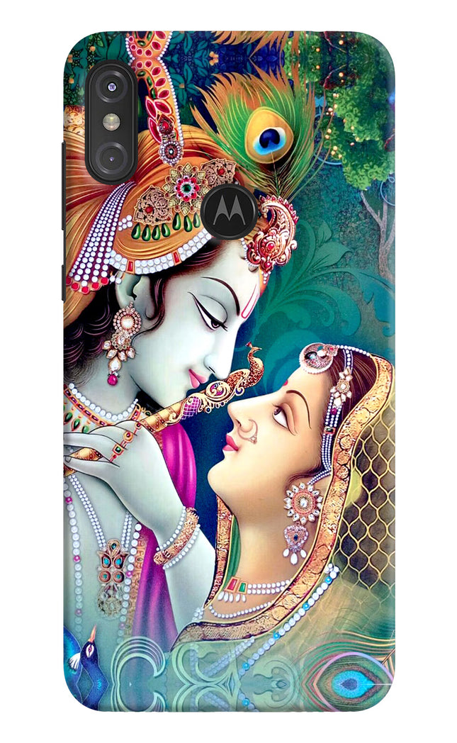 Lord Radha Krishna Moto One Power Hard Case Back Cover by Casekaro