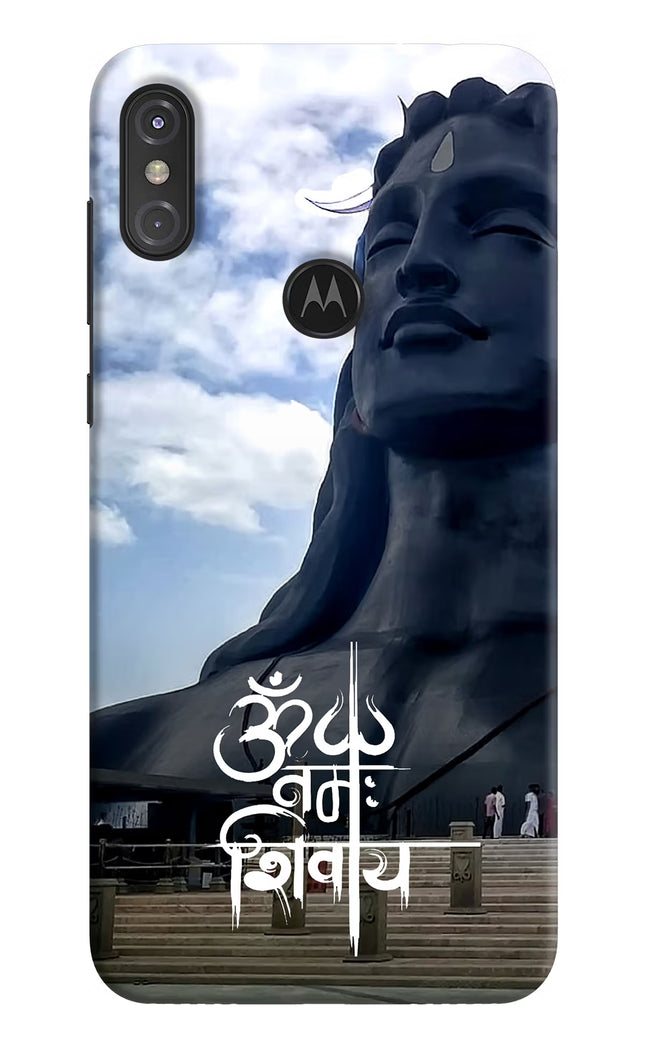 Om Namah Shivay Moto One Power Hard Case Back Cover by Casekaro