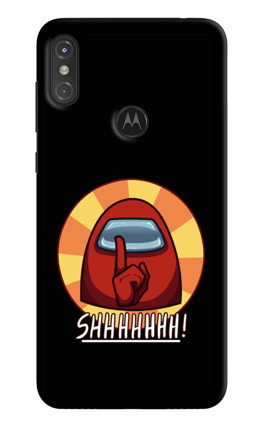 Among Us Shhh! Moto One Power Hard Case Back Cover by Casekaro