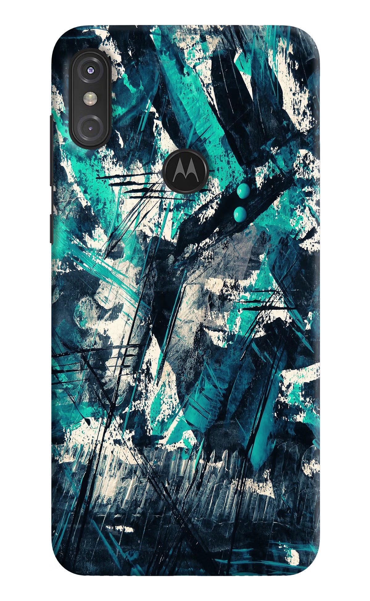 Artwork Moto One Power Hard Case Back Cover by Casekaro