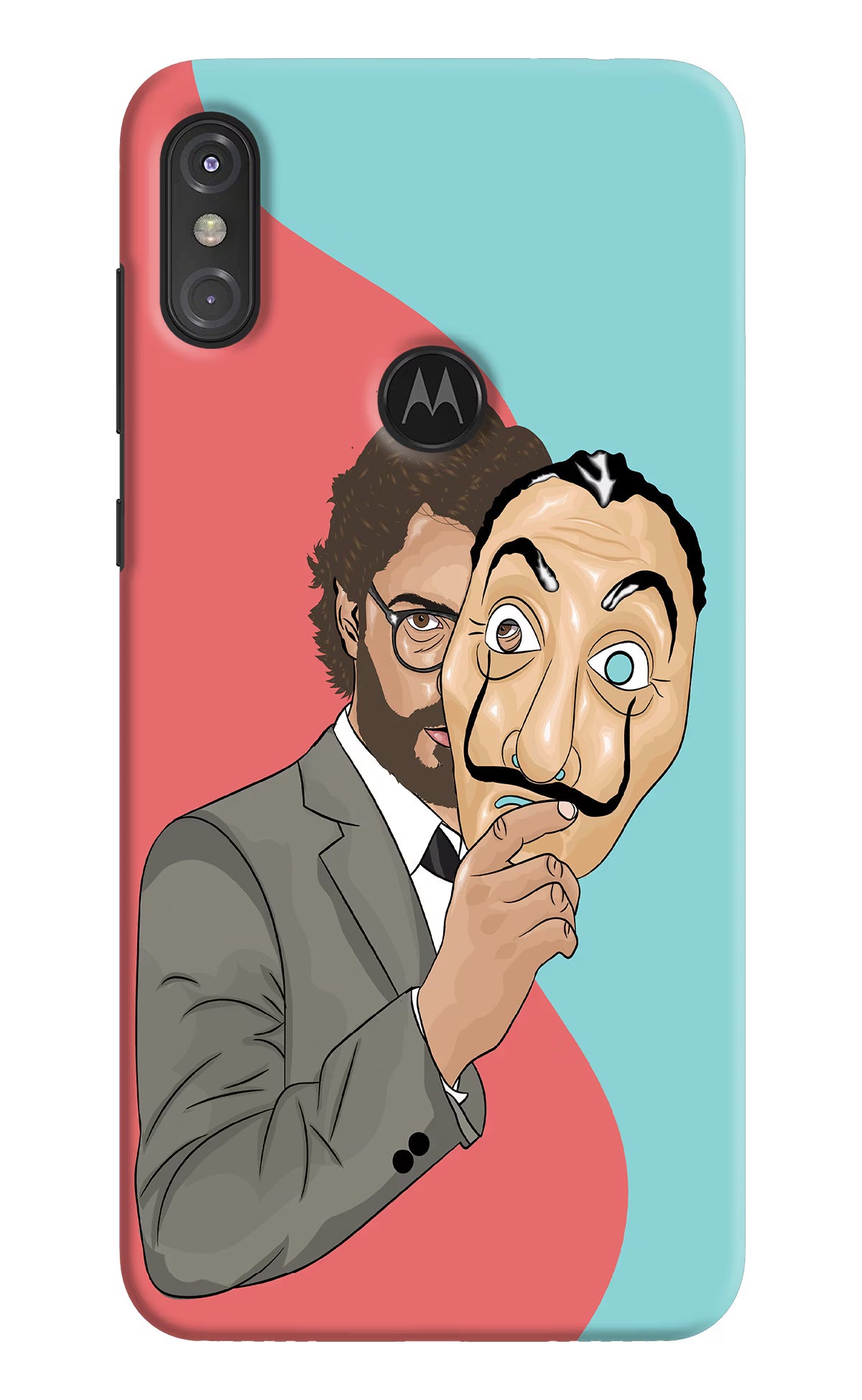 Professor Moto One Power Hard Case Back Cover by Casekaro