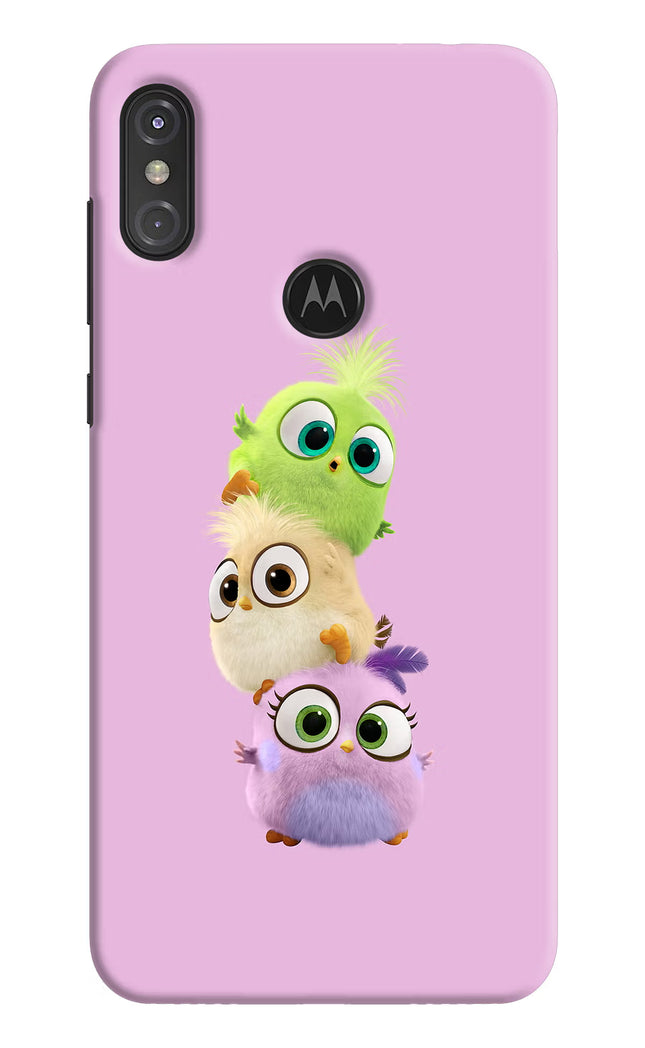 Cute Little Birds Moto One Power Hard Case Back Cover by Casekaro