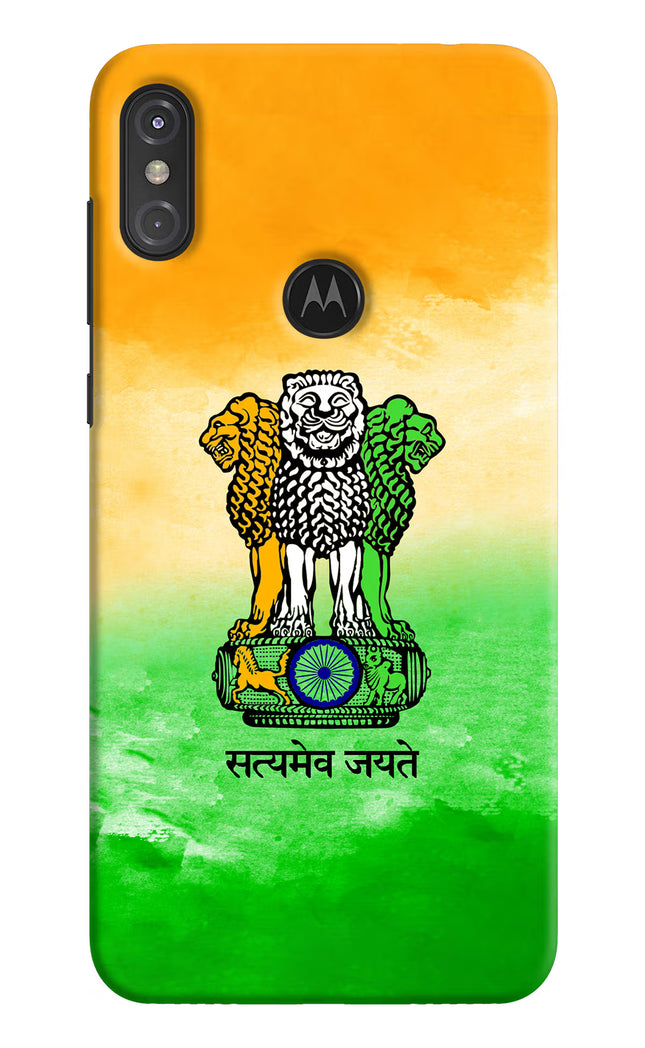 Satyamev Jayate Flag Moto One Power Hard Case Back Cover by Casekaro