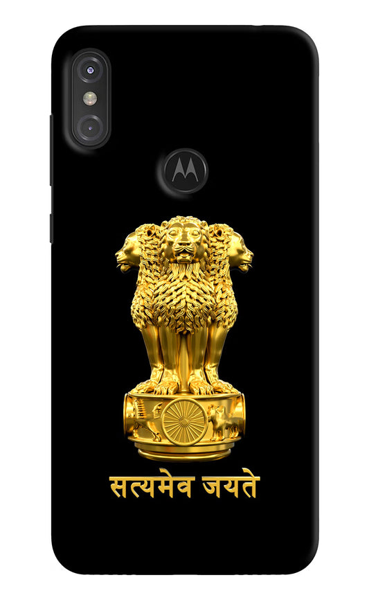 Satyamev Jayate Golden Moto One Power Hard Case Back Cover by Casekaro