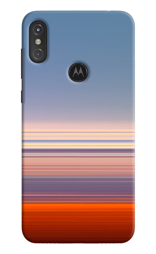 Morning Colors Moto One Power Hard Case Back Cover by Casekaro