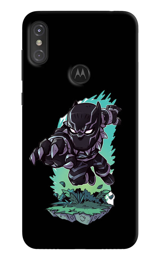 Black Panther Moto One Power Hard Case Back Cover by Casekaro