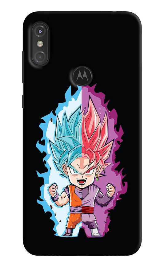Chota Goku Moto One Power Hard Case Back Cover by Casekaro