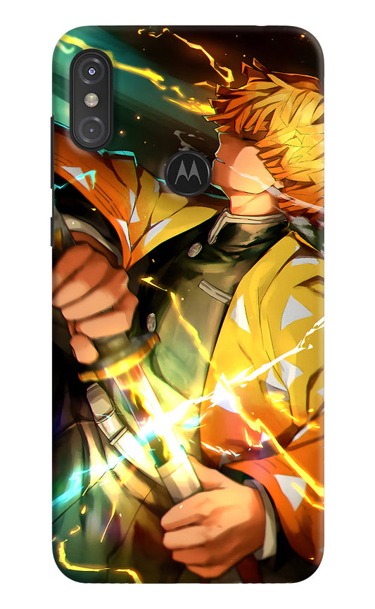 Demon Slayer Moto One Power Hard Case Back Cover by Casekaro