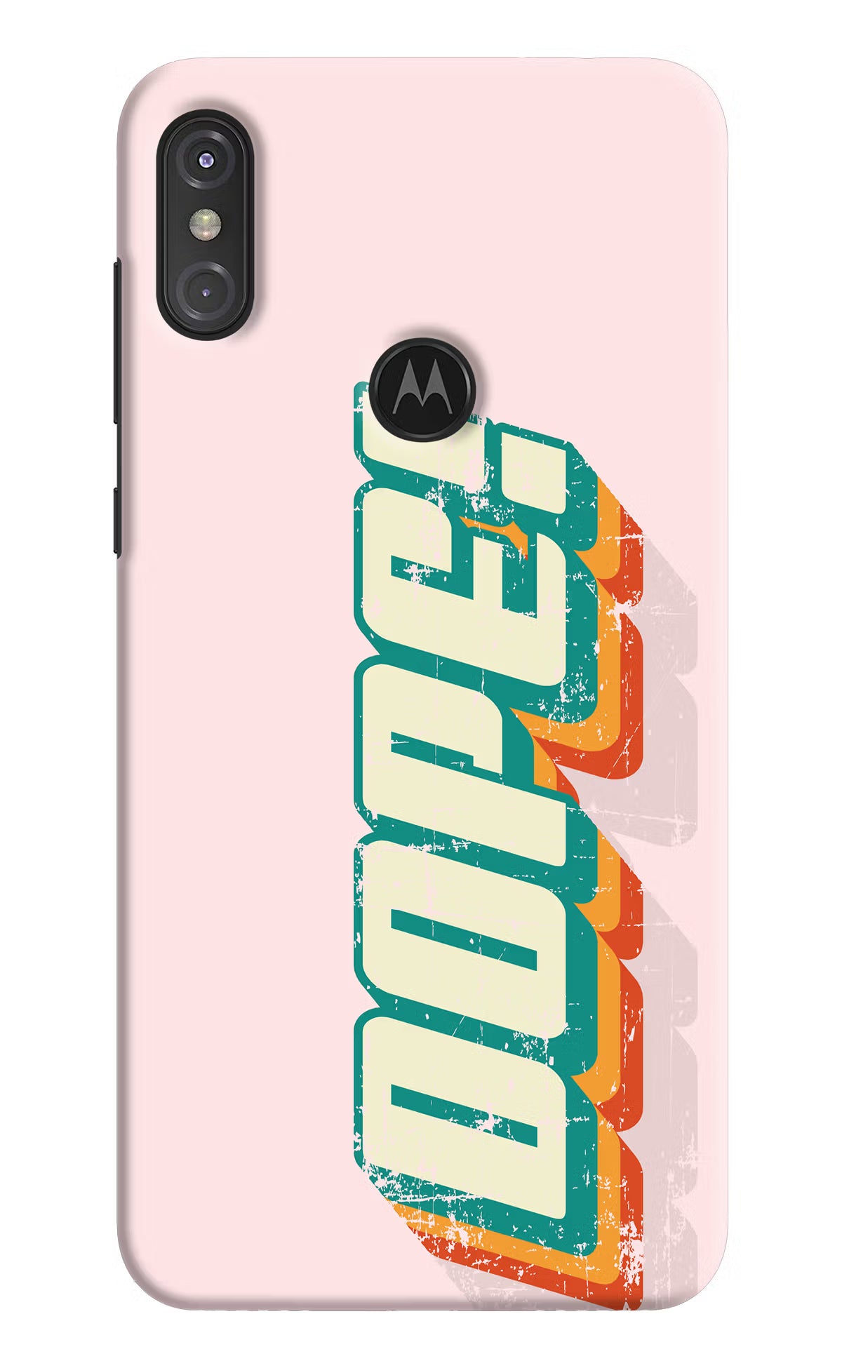 Dope Moto One Power Hard Case Back Cover by Casekaro