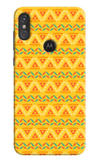 Tribal Pattern Moto One Power Hard Case Back Cover by Casekaro