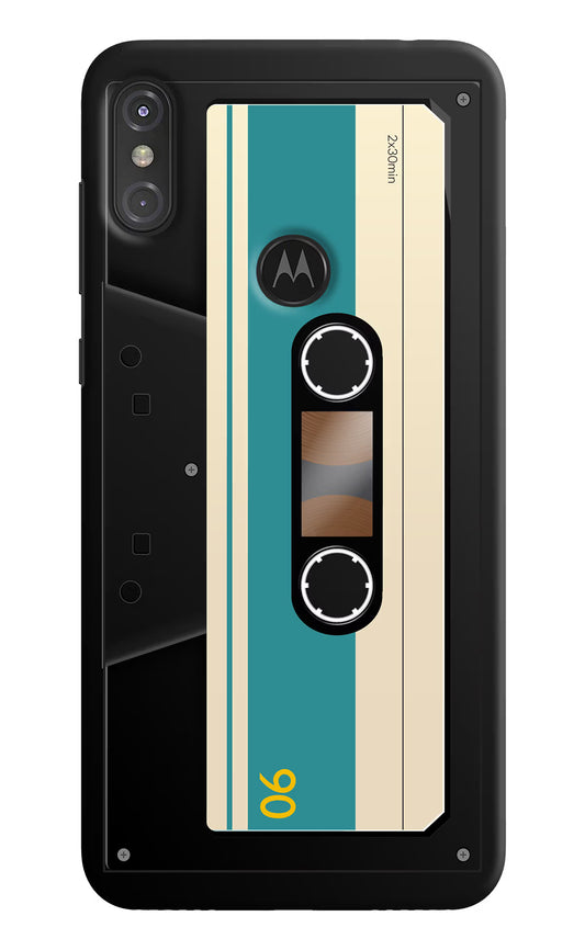 Cassette Moto One Power Hard Case Back Cover by Casekaro