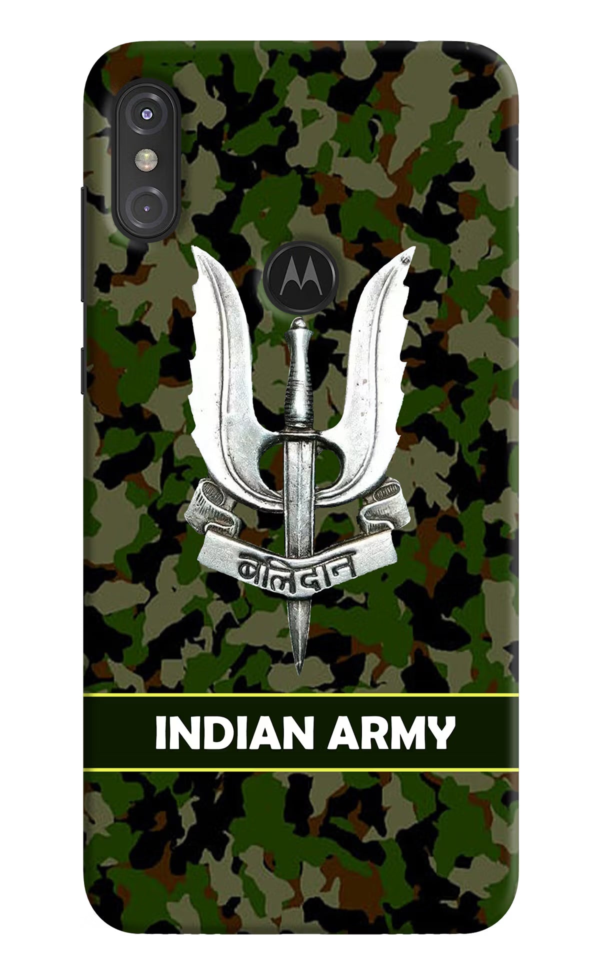 Balidan Indian Logo Moto One Power Hard Case Back Cover by Casekaro