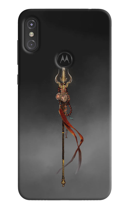 Shiv Trishul Moto One Power Hard Case Back Cover by Casekaro
